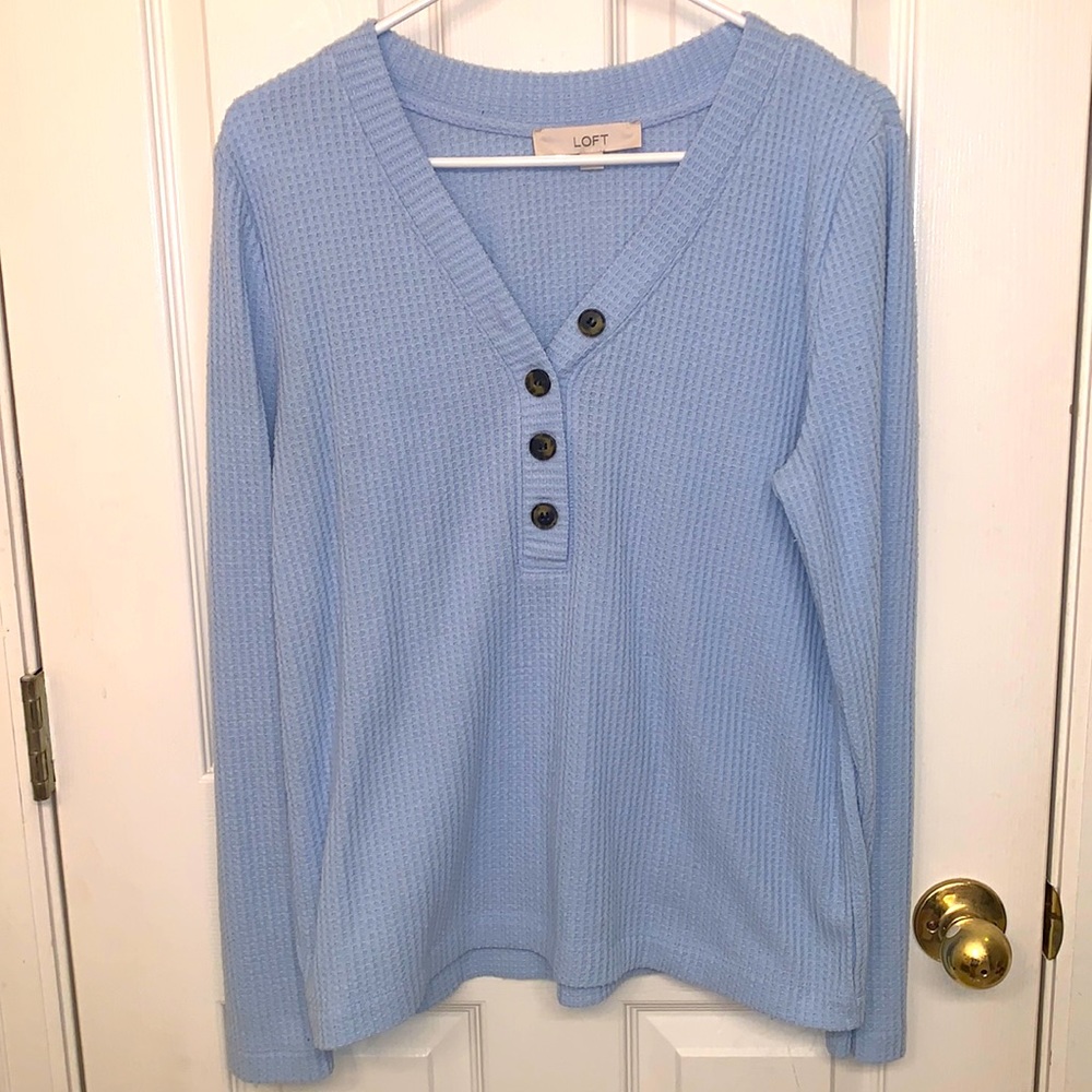 Womens Loft Henley shirt. Great condition. Soft.